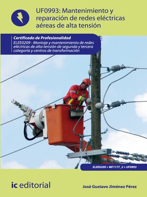 cover image of Mantenimiento de redes eléctricas aéreas de alta tensión. ELEE0209